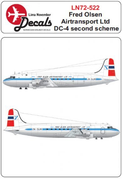 1/72 FRED OLSEN 2 CS Douglas DC-4 (for Mach 2 and Revell)