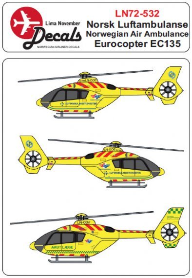 1/72 Luftambulansen Eurocopter EC135