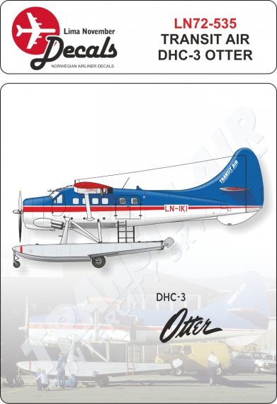1/72 Transit-Air DHC-3 Otter, includes masks