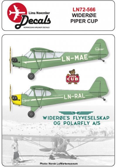 1/72 Widere Piper J-3 Cup with masks