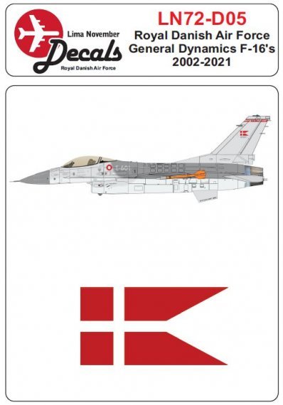 1/72 RDAF/Royal Danish Air Force General-Dynamics F-16 2002-21