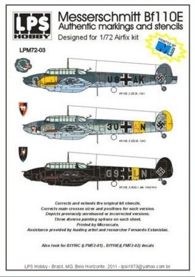 1/72 Messerschmitt Bf 110E