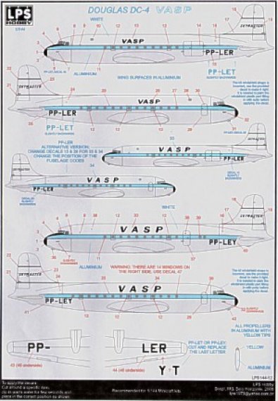 1/144 Douglas DC-4 VASP