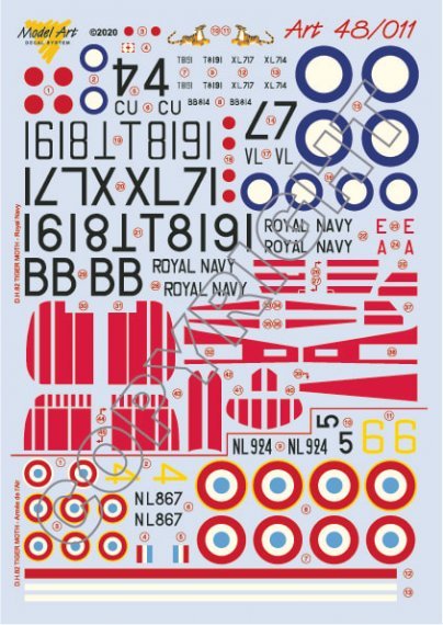 1/48 Royal Navy de Havilland DH.82a Tiger Moth