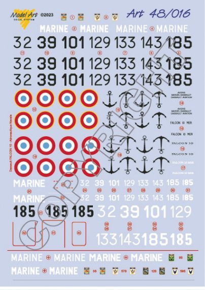 1/48 Aeronautique Navale Dassault Falcon 10MER S.R.L.