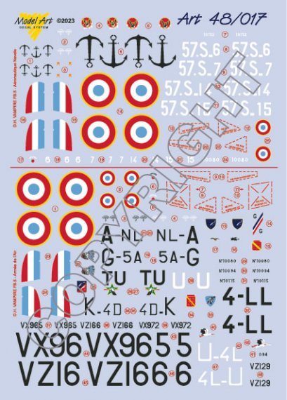 1/48 Aeronautique Navale de Havilland Vampire FB.5 / Mk.5