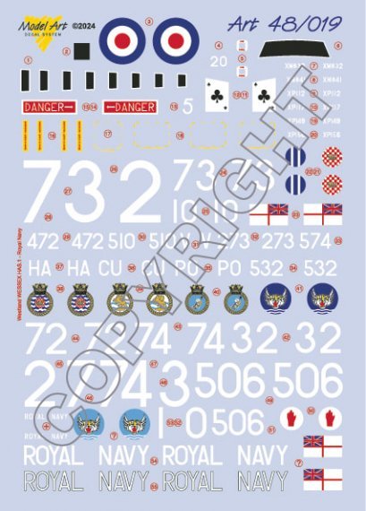 1/48 Westland Wessex HAS.1: 700H NAS, 706 NAS, 771 NAS, 814 Nas