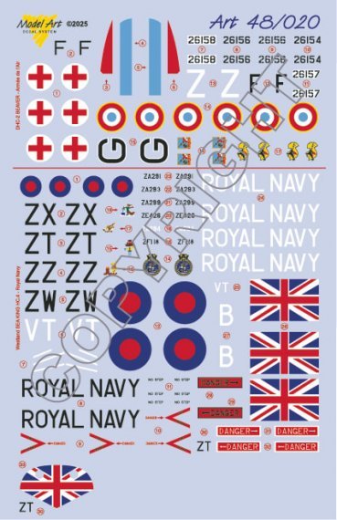 1/48 Royal Navy:Westland Sea King HC.4 Commando707 Nas incl. Des