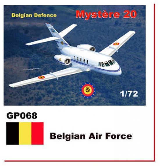 1/72 Dassault-Mystere Falcon 20 Decals Belgian Air Force