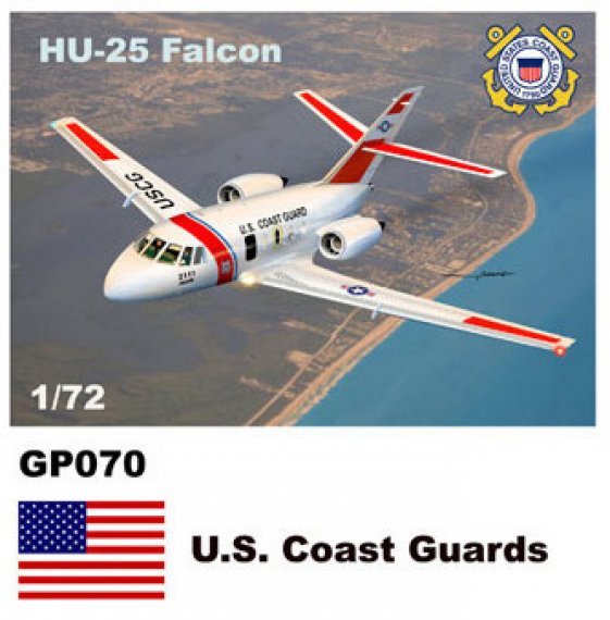 1/72 Dassault-Mystere HU-25 Falcon Decals U.S. Coast Guards