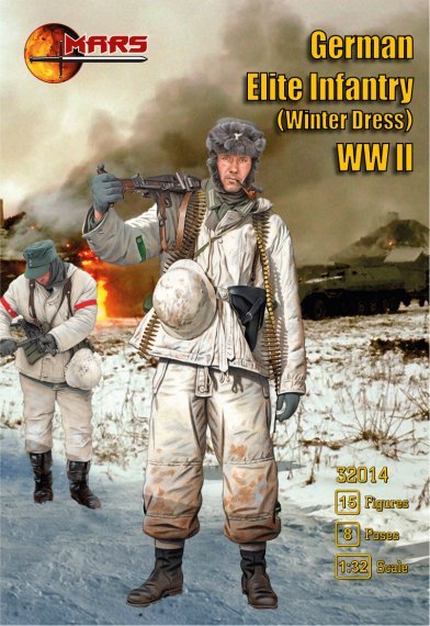 1/32 German Elite Troops in winter troops WWII
