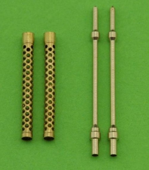 1/48 Italian MG Breda SAFAT 7,7mm barrels (2pcs)