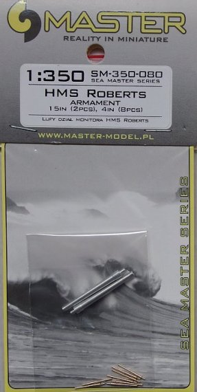 1/350 HMS Roberts  armament set (10 pcs.)