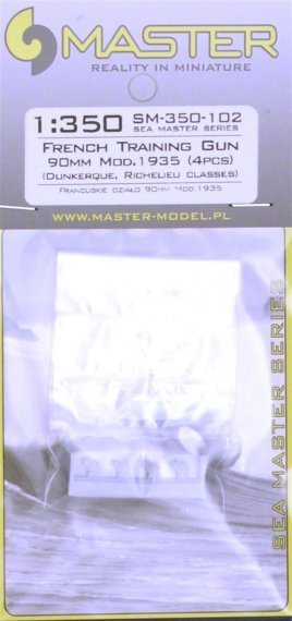 1/350 French Training Gun 90mm mod.1935
