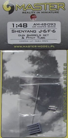 1/48 Shenyang J-6/F-6  gun barrels set, & Pitot Tube