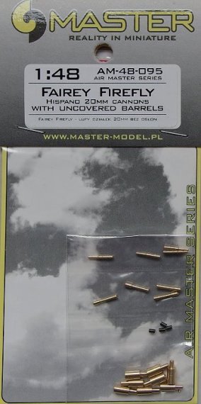 1/48 Fairey Firefly  Hispano 20mm cannons with uncovered barrel