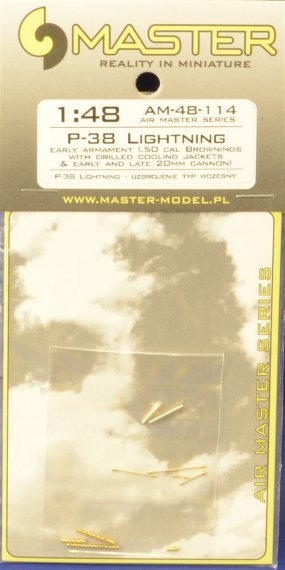 1/48 Lockheed P-38 Lightning  early armament