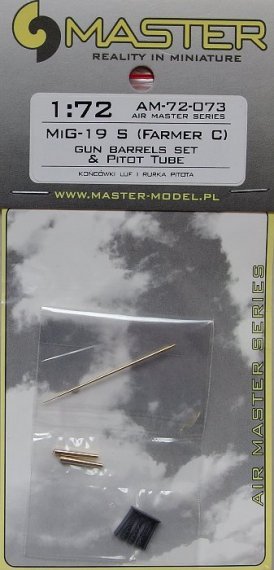 1/72 Mikoyan MiG-19S (Farmer C)  gun barrels set, & Pitot Tube