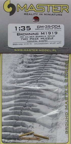 1/35 Browning M1919 barrels  conical shape (2x)