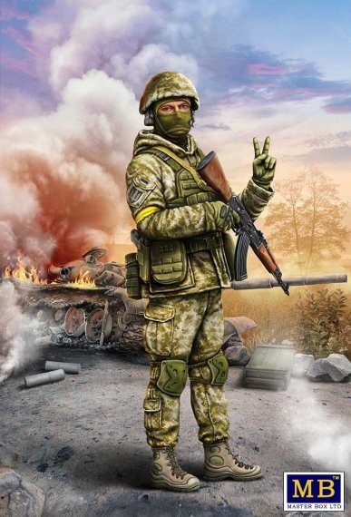 1/24 Ukrainian soldier Defence of Kyiv, March 2022