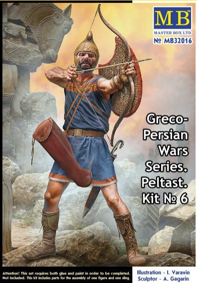 Masterbox Peltaste Guerres Gr�co-Persanes 1/32 Kit No.6