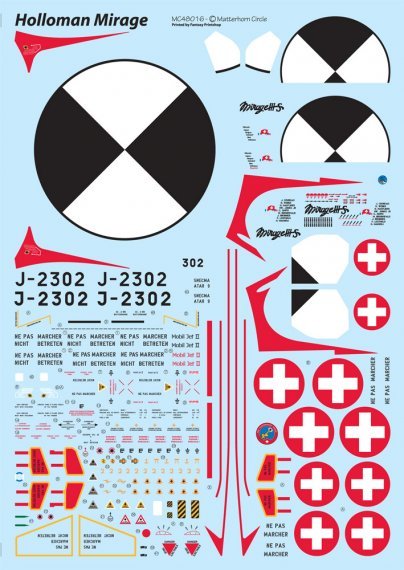 1/48 Mirage IIIS Holloman decals