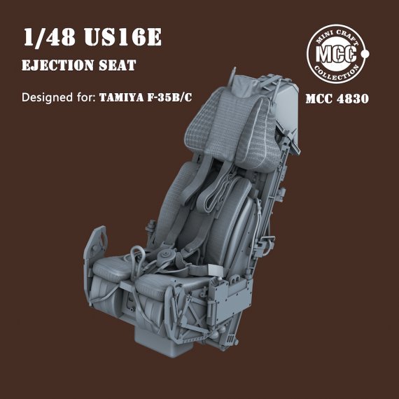 1/48 US16E Ejection seat for the F-35B/F-35C for Tamiya