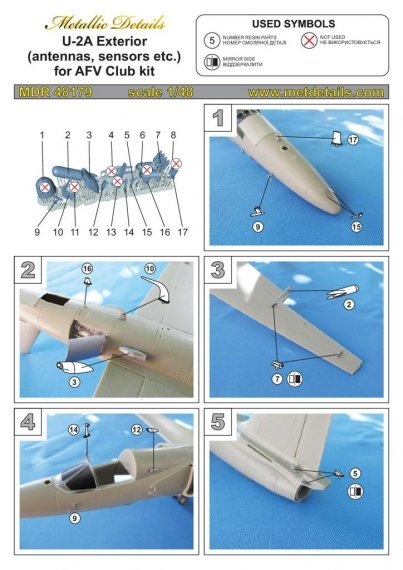 1/48 Lockheed U-2A Dragon Lady exterior