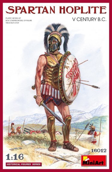 1/16 spartan hoplite V century B.C.
