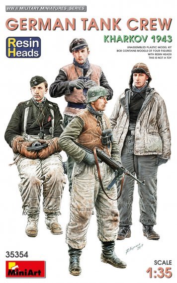 1/35 German Tank Crew, Kharkov 1943