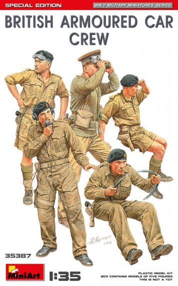 1/35 British Armoured Car Crew, Special Edition