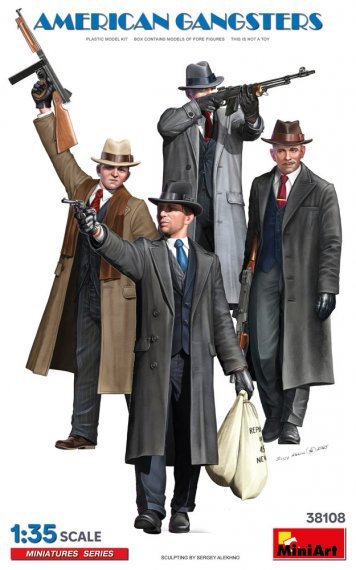 1/35 American Gangsters 4 figure