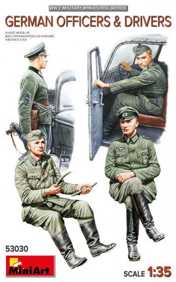 1/35 German Officers & Drivers 4 figure