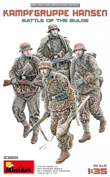 MiniArt 1/35 Kampfgruppe Hansen Battaglia delle Ardenne
