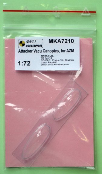 1/72 Supermarine Attacker F.1/FB.2 vacu canopy