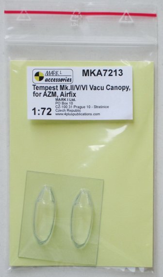 1/72 Vacu canopy Tempest Mk.II/V/VI