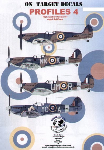 Model Alliance 1/48 Supermarine Spitfire Mk.I/IIa/Va/Vb D�cals