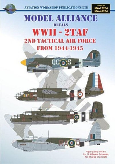 1/48 2ND Tactical Air Force WWII