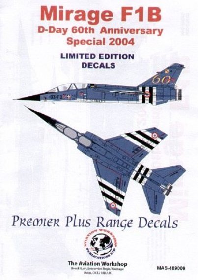 Model Alliance 1/48 Mirage F.1B D-Day 60e Anniversaire 33-FD