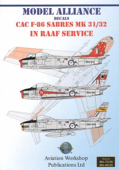 Model Alliance Decals F-86 Sabre RAAF 1/72 Teil 2