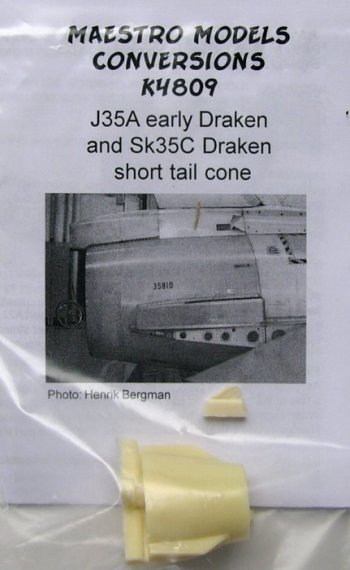 1/48 SAAB 35 Draken  short tail cone