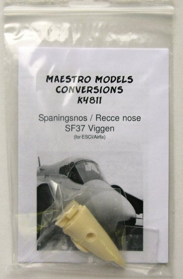 1/48 SAAB 37 Viggen  Recce nose (ESCI/AIRFIX)