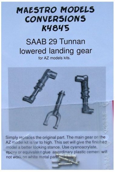 1/48 SAAB 29 Tunnan  lowered landing gear (AZ)