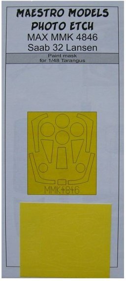 1/48 SAAB 32 Lansen  paint mask (TARA)
