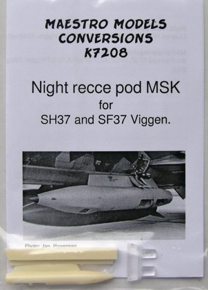 1/72 Night recce pod MSK for SH37/SF37 Viggen