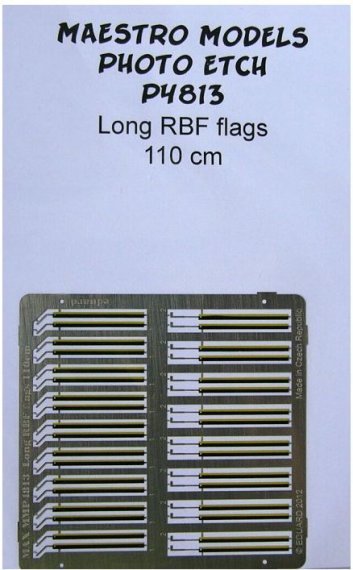 1/48 Long RBF flags 110cm (PE set)