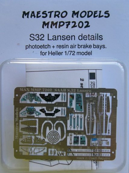 1/72 S32 Lansen details (PE set&resin parts)