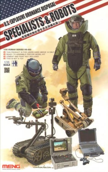 1/35 US Explosive Ordnance Disposal Specialist & Robots