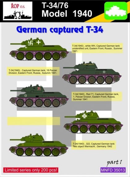 1/35 Russian T-34-76 German captured Russian T-34 part 1