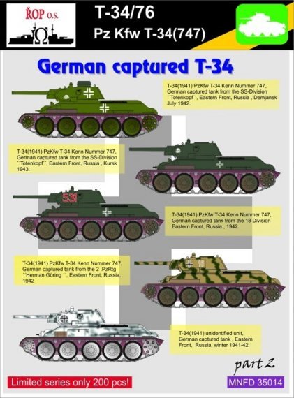 1/35 Russian T-34-76 German captured Russian T-34 part 2